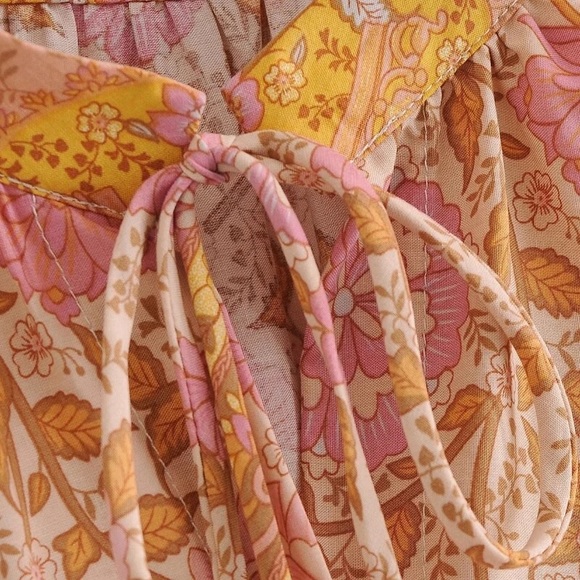 Gypsy Boho Vintage Floral Blouse - Picture 7 of 14